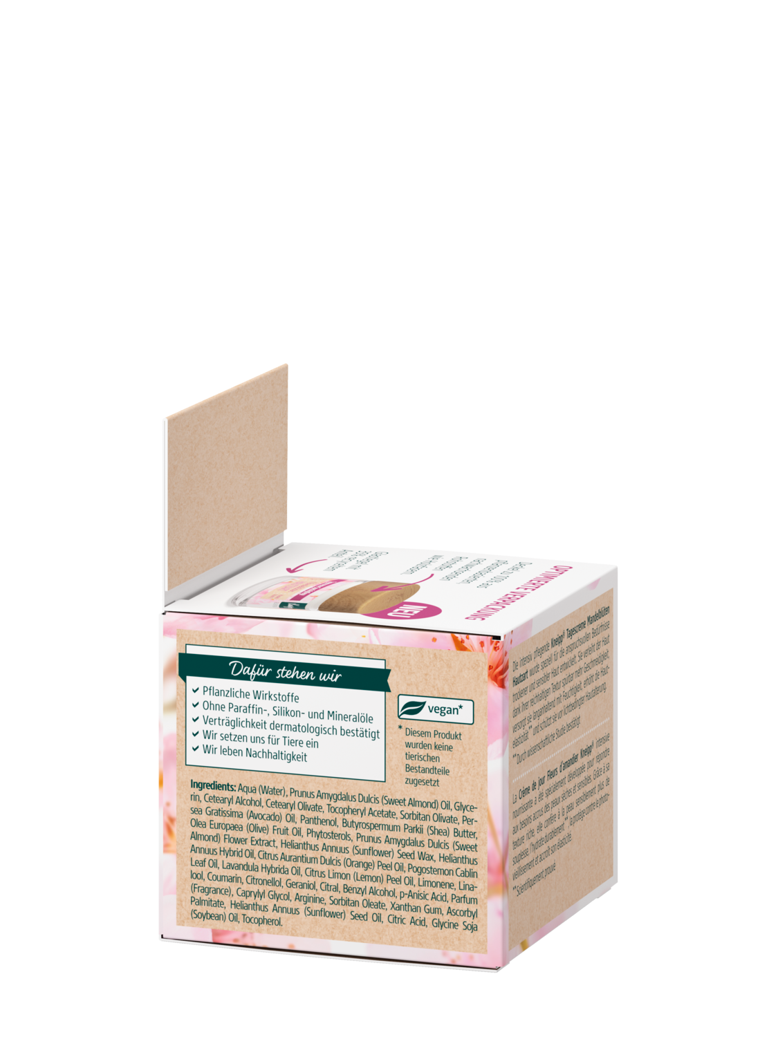 Cr&egrave;me pour le visage Fleurs d&lsquo;amandier - Vue de gauche