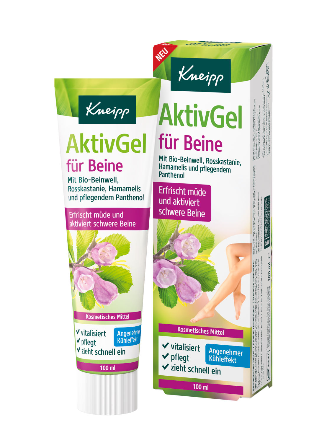 Gel actif pour les jambes - Vue de face