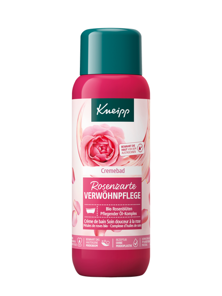 Crème de bain Soin douceur à la rose - Vue de face