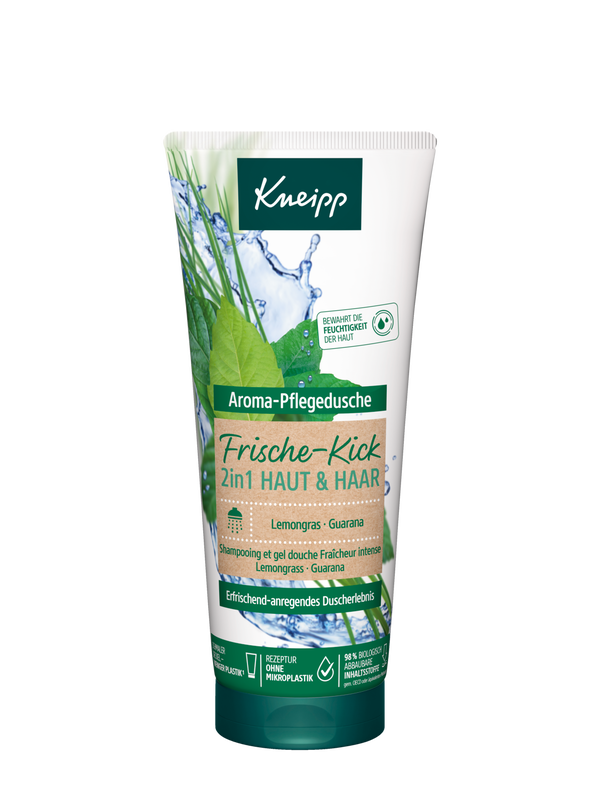 Shampooing et gel douche Fraîcheur intense 