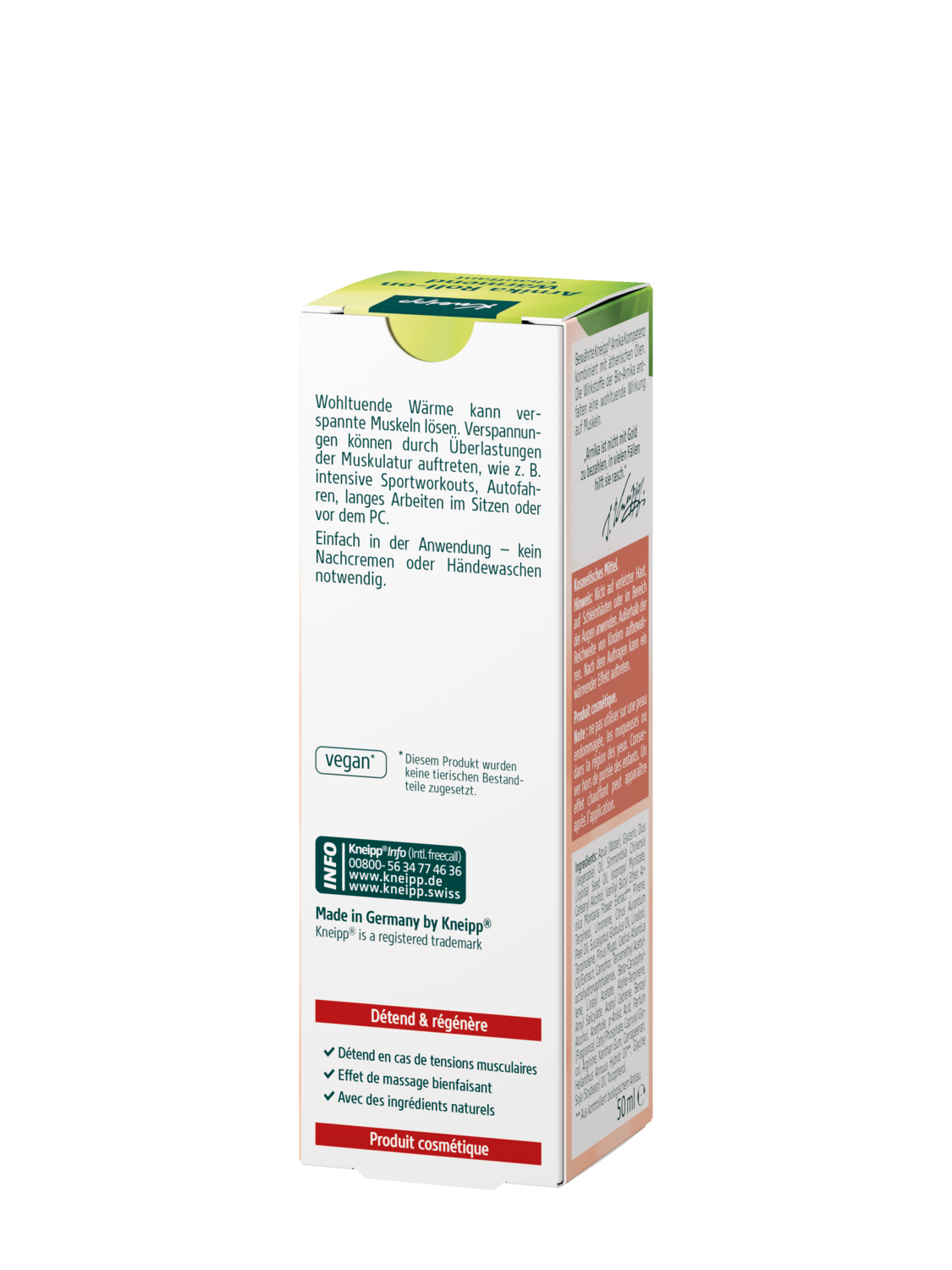 Arnika Roll-on Chauffant - Vue de dos