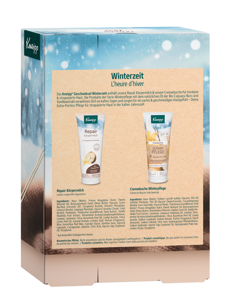 Coffret cadeau Lheure dhiver - Vue de dos