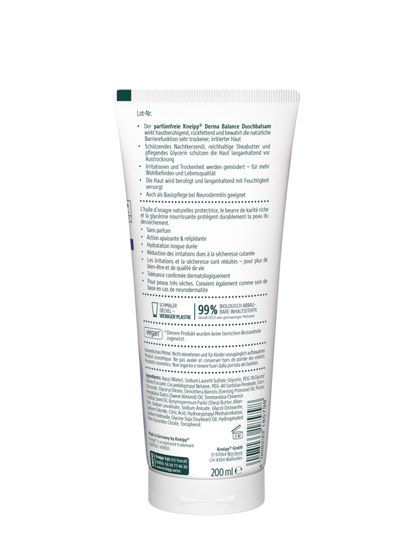 Baume de douche apaisant