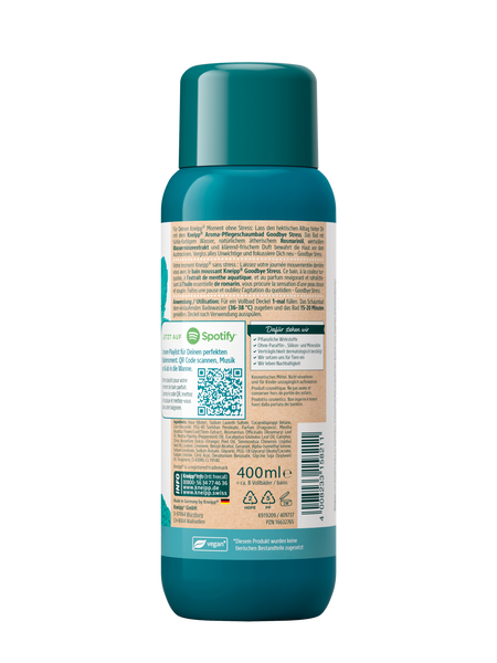 Bain moussant Goodbye Stress - Vue de dos