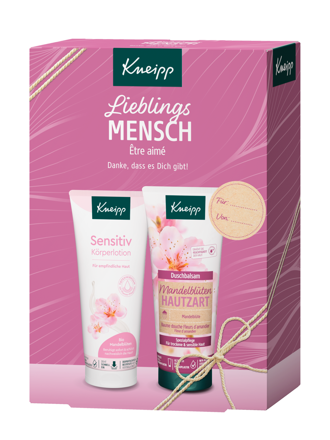 Coffret-cadeau &Ecirc;tre aim&eacute; - Vue de face