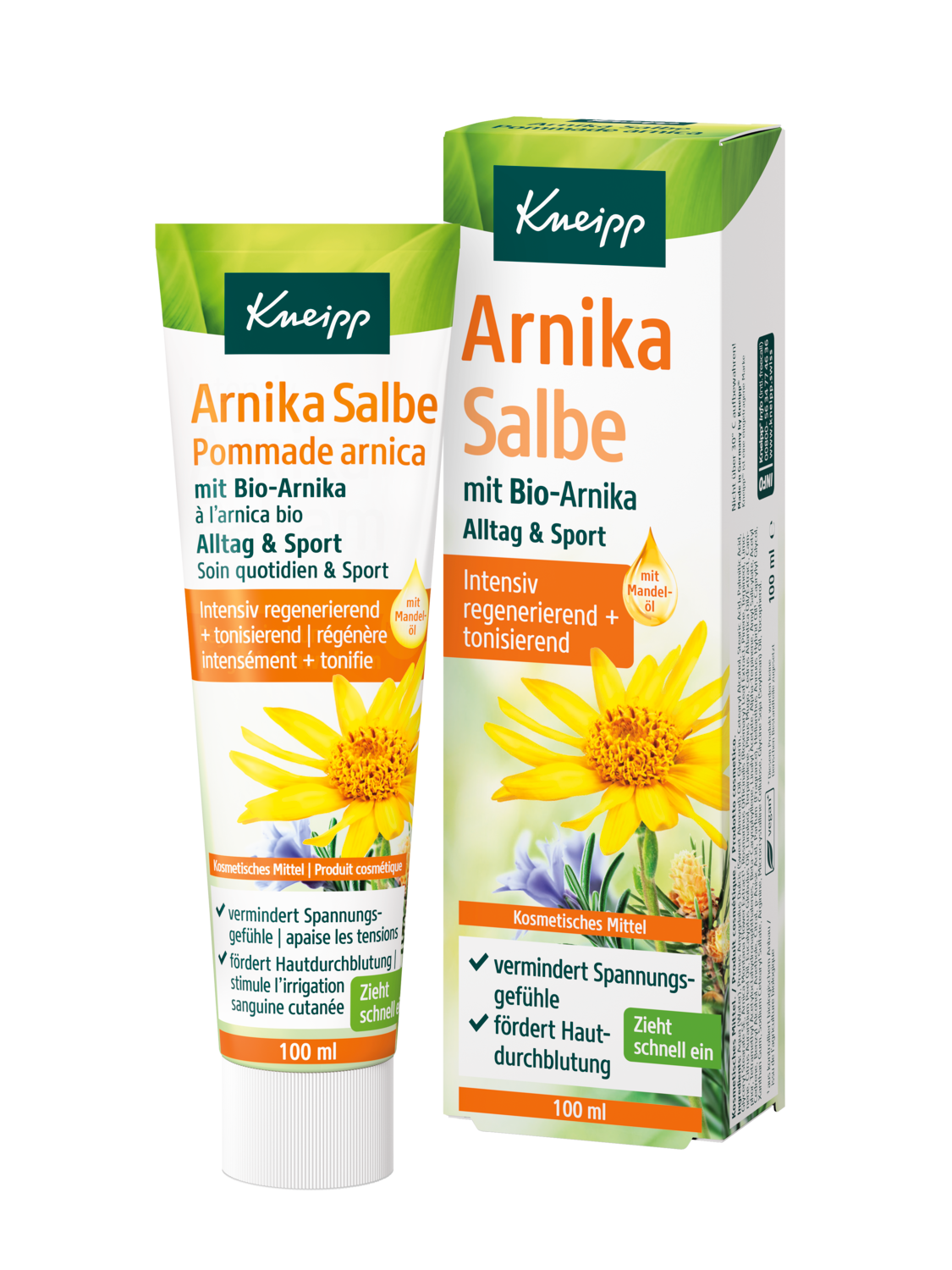 Pommade arnica - Vue de face