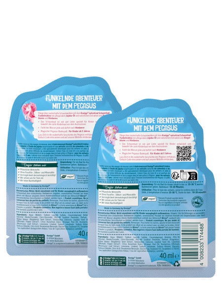 Naturkind Bain moussant Crinière étincelante - Vue de dos