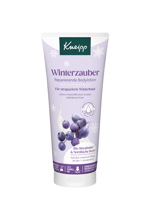 Lotion corporelle pour la peau ab&icirc;m&eacute;e en hiver