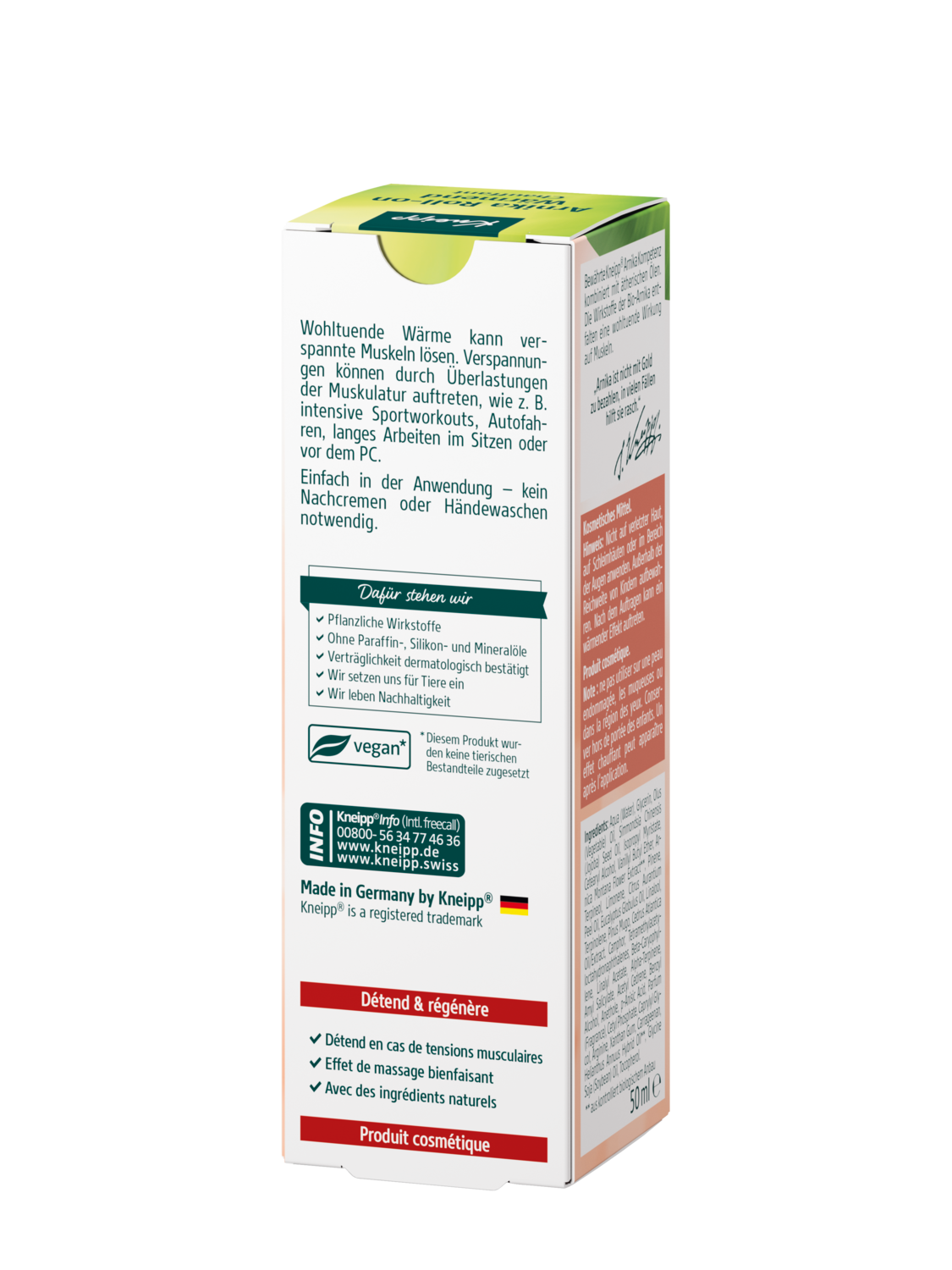 Arnika Roll-on Chauffant - Vue de dos