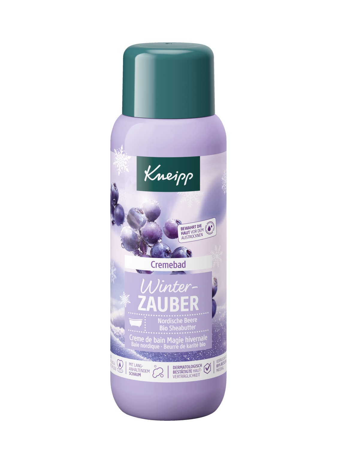 Cr&egrave;me de bain Magie hivernale - Vue de face