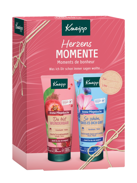 Le set cadeau Moments de bonheur - Vue de face