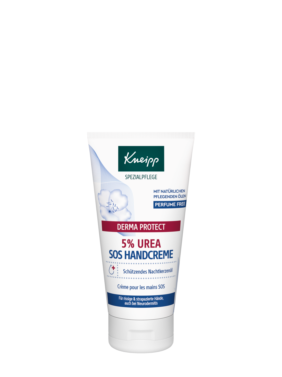 Derma Protect Cr&egrave;me pour les mains SOS + 5% Urea - Vue de face