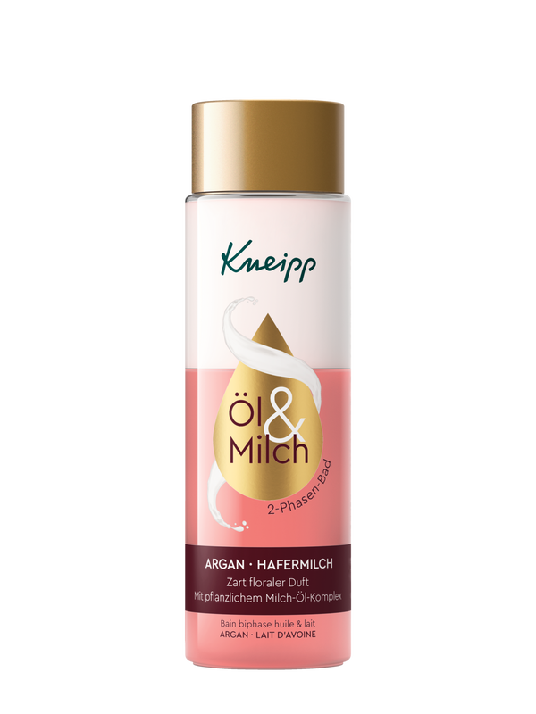 Bain biphase Huile & Lait Argan & Lait d'avoine