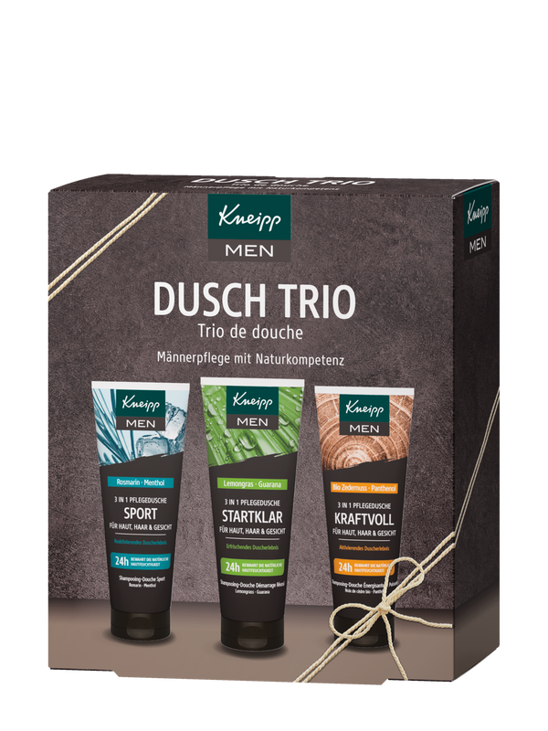 Coffret cadeau MEN Trio de douche