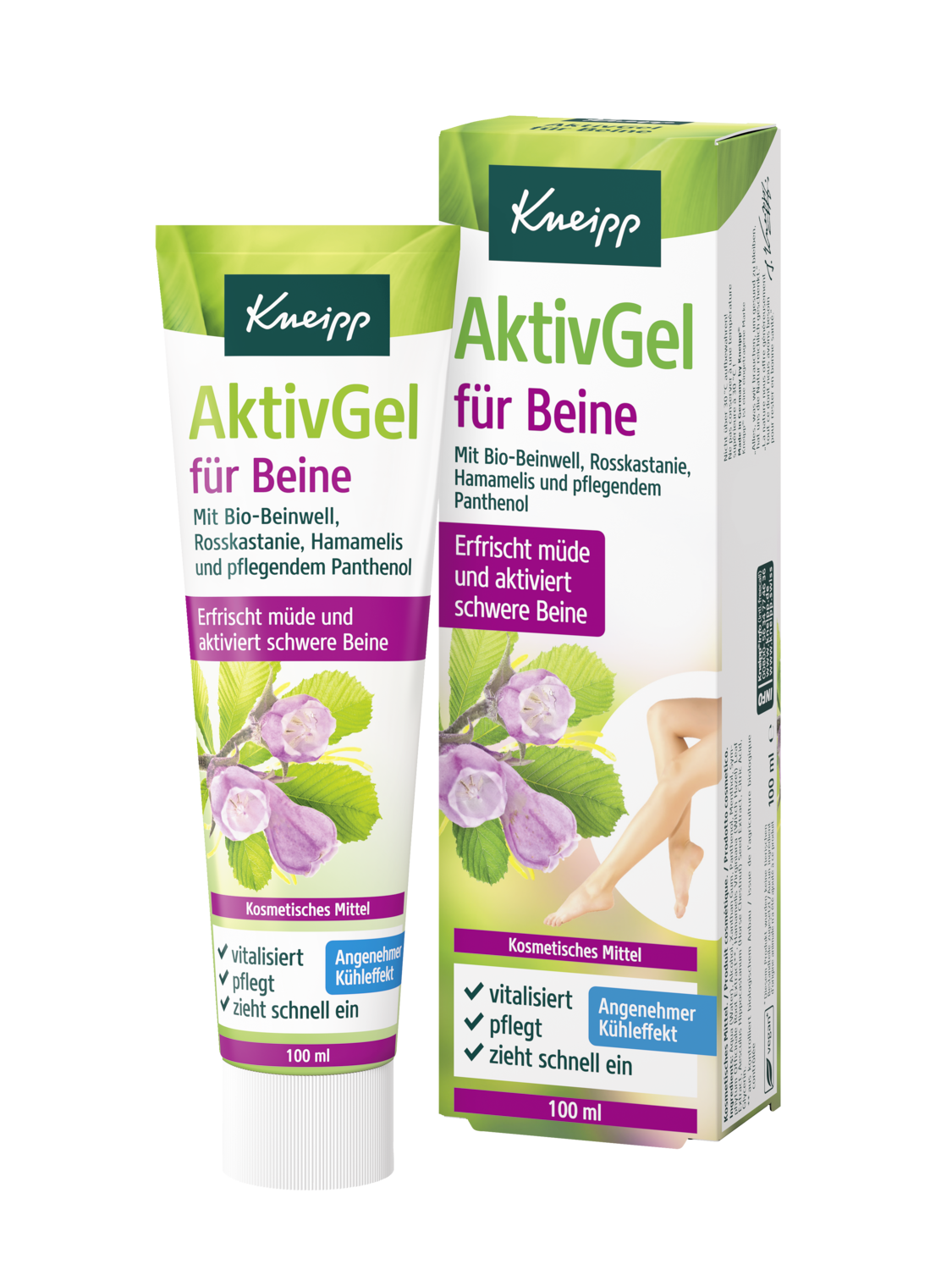 Gel actif pour les jambes - Vue de face