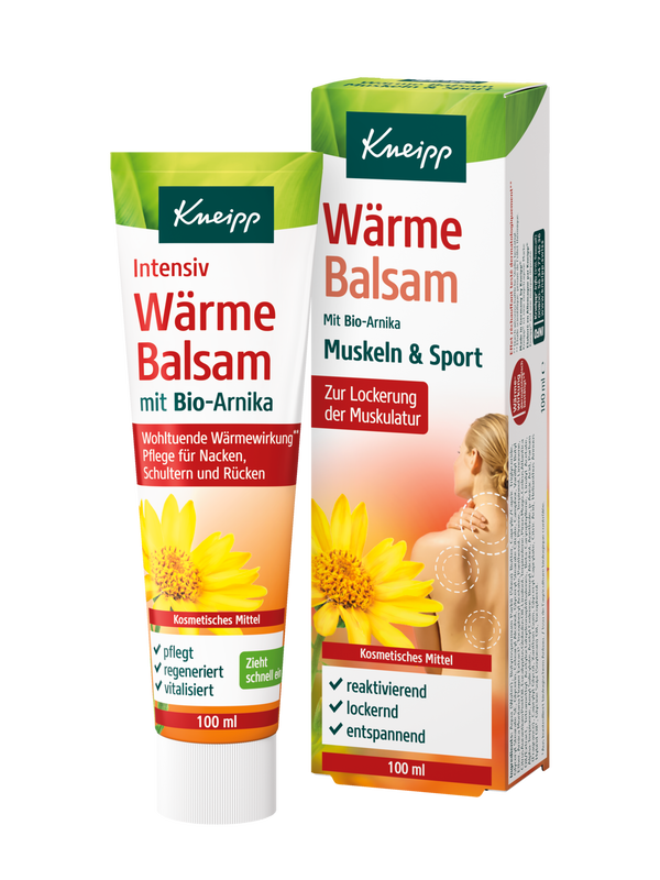 Baume chauffant &agrave; l'arnica bio