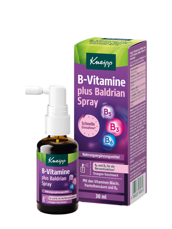 Vitamines B plus Val&eacute;riane Spray