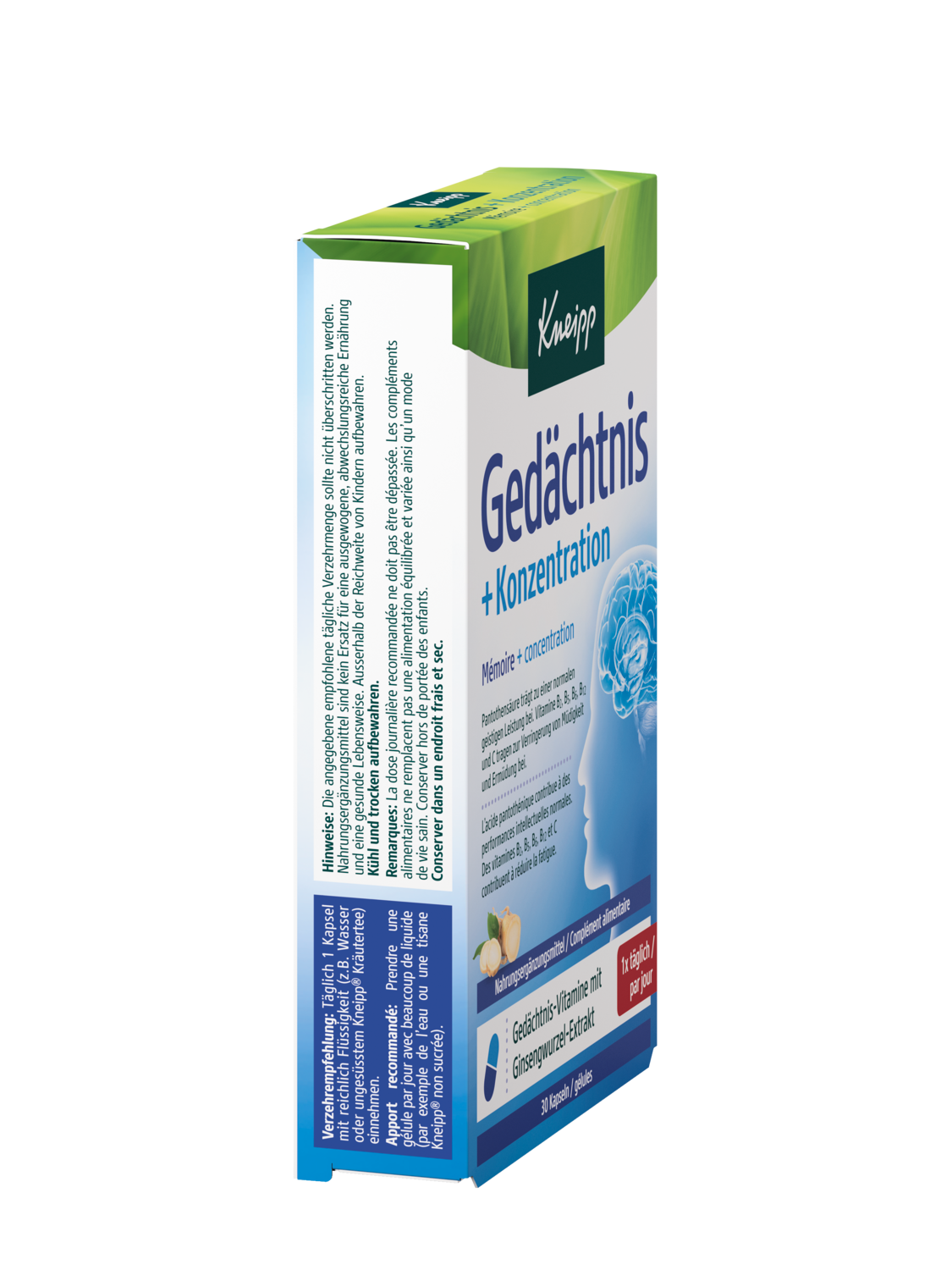 M&eacute;moire + concentration - Vue de droite