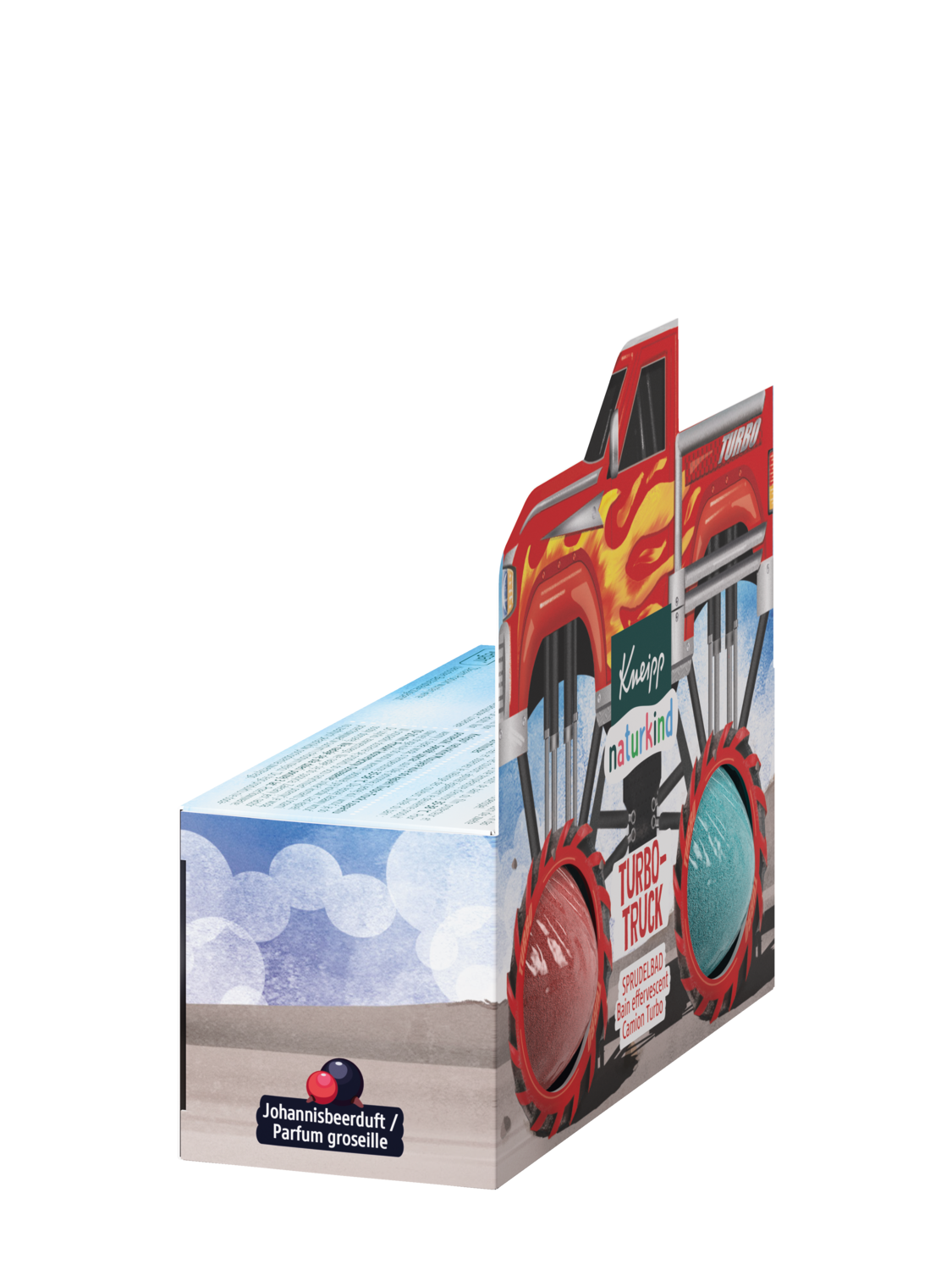 naturkind Bain effervescent Camion Turbo - Vue de droite