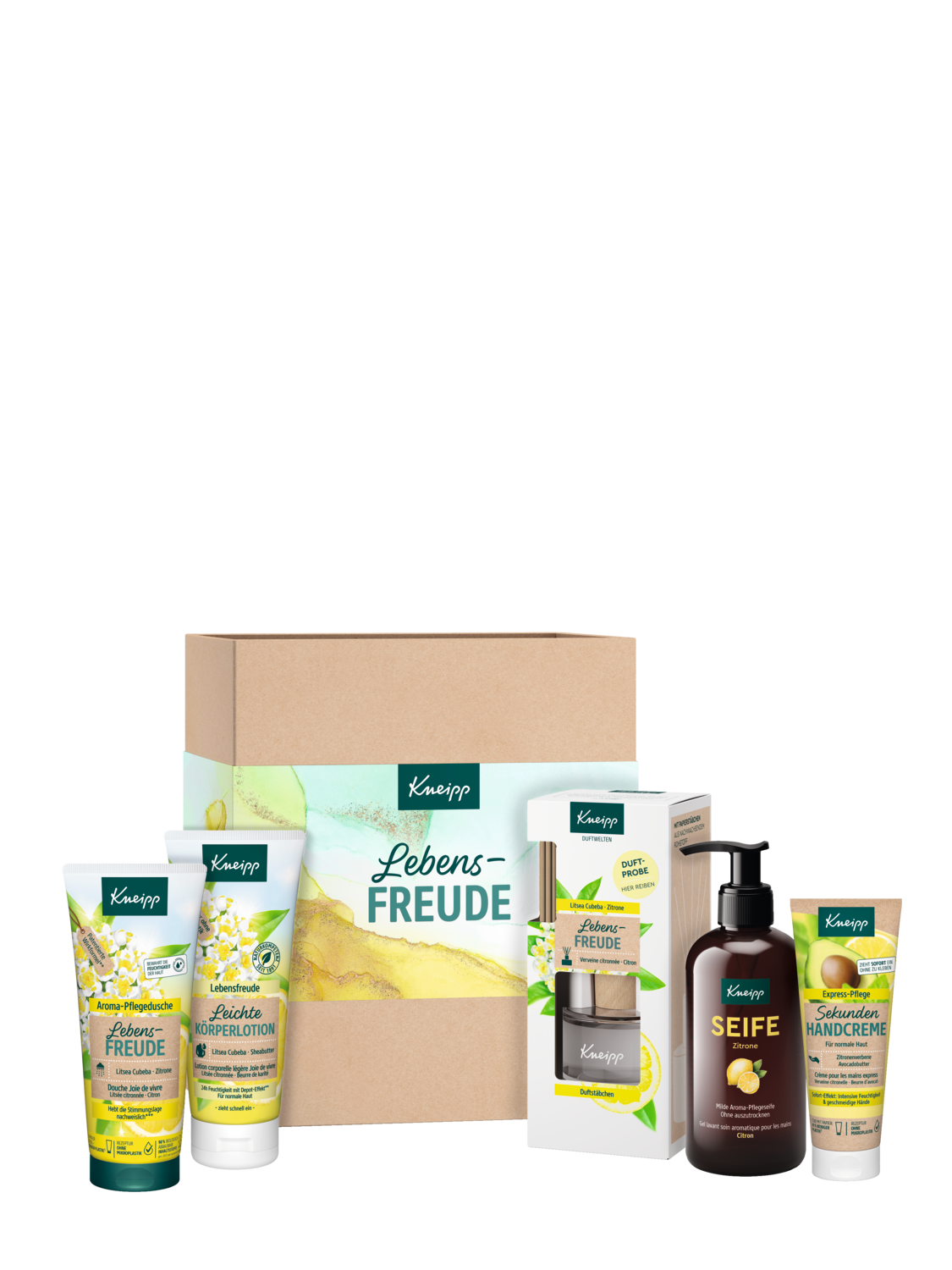 Coffret cadeau Joie de vivre - Vue de face