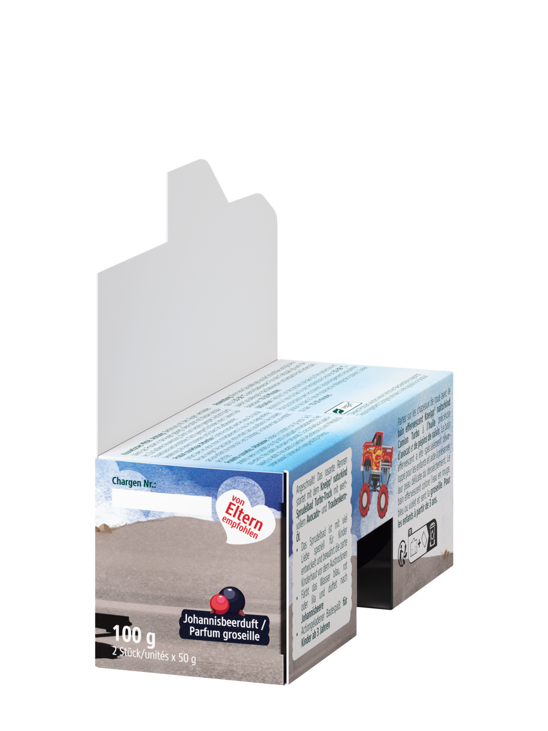 naturkind Bain effervescent Camion Turbo - Vue de gauche