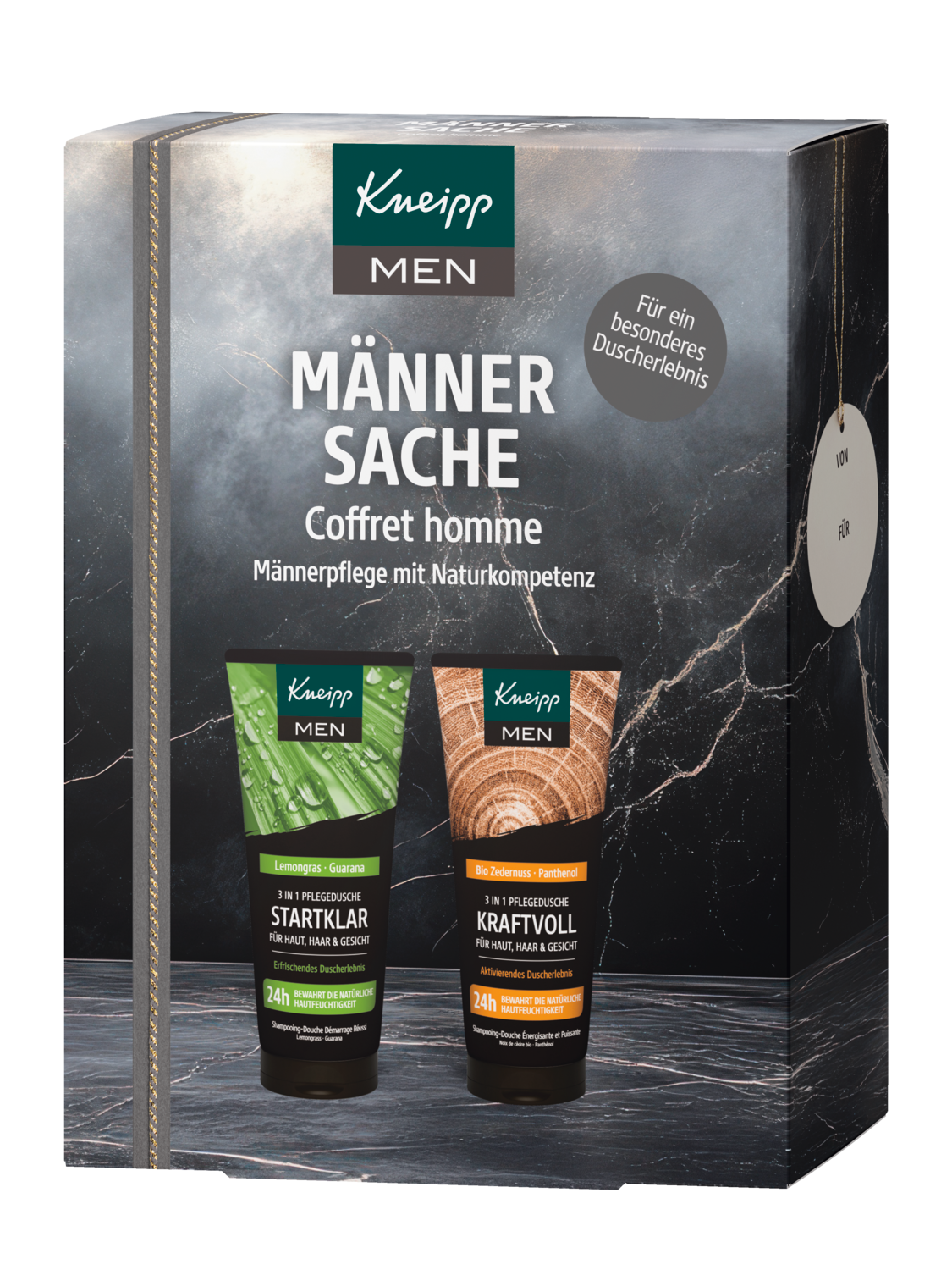 Coffret homme - Vue de face