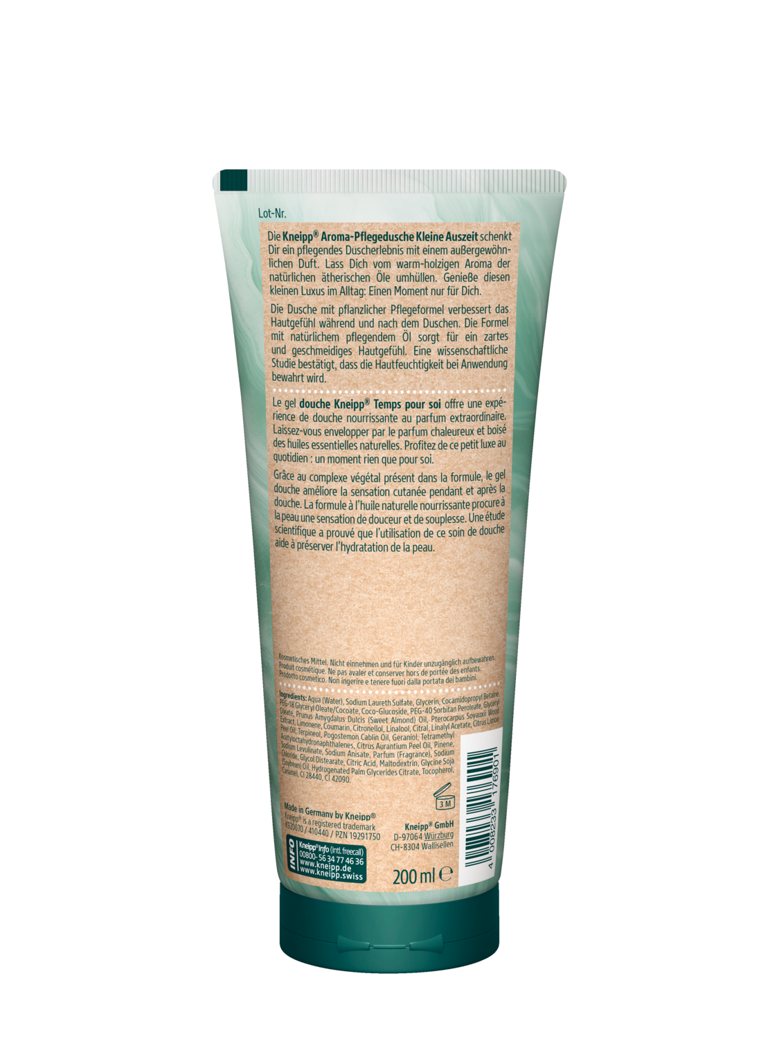Douche Kneipp&reg; Temps pour soi - Vue de dos