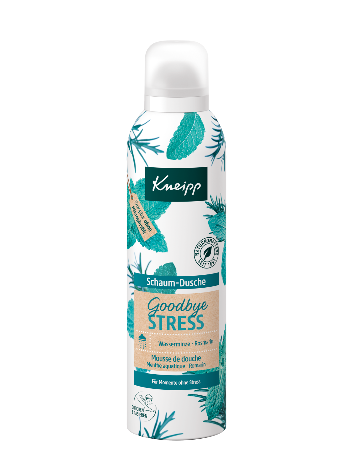 Mousse de douche Goodbye Stress - Vue de face