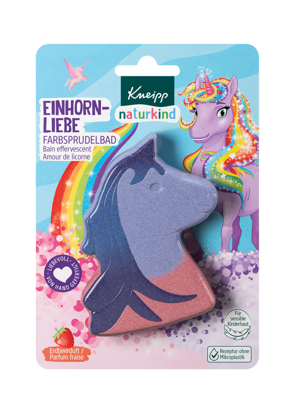 naturkind Bain effervescent Amour de licorne
