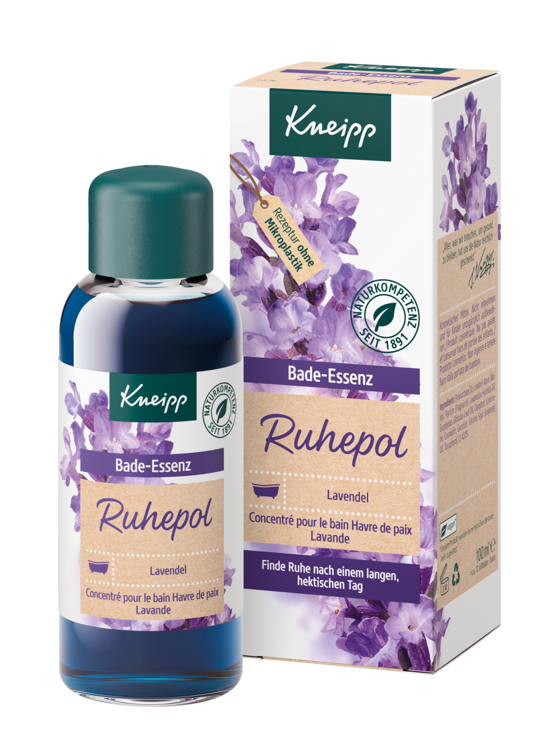 Concentr&eacute; pour le bain Havre de paix - Vue de face