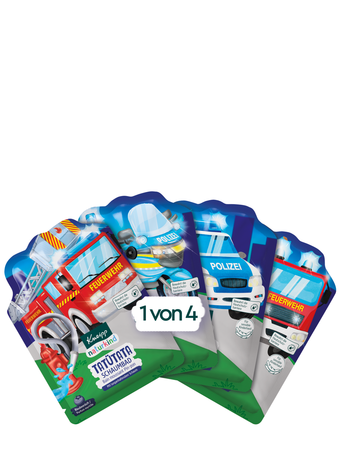 Naturkind Bain moussant Pin-pon - Vue de face