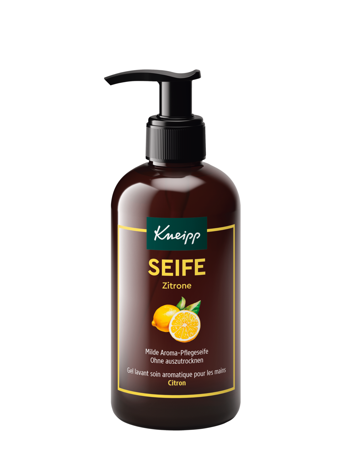 Gel lavant soin aromatique pour les mains Citron - Vue de face