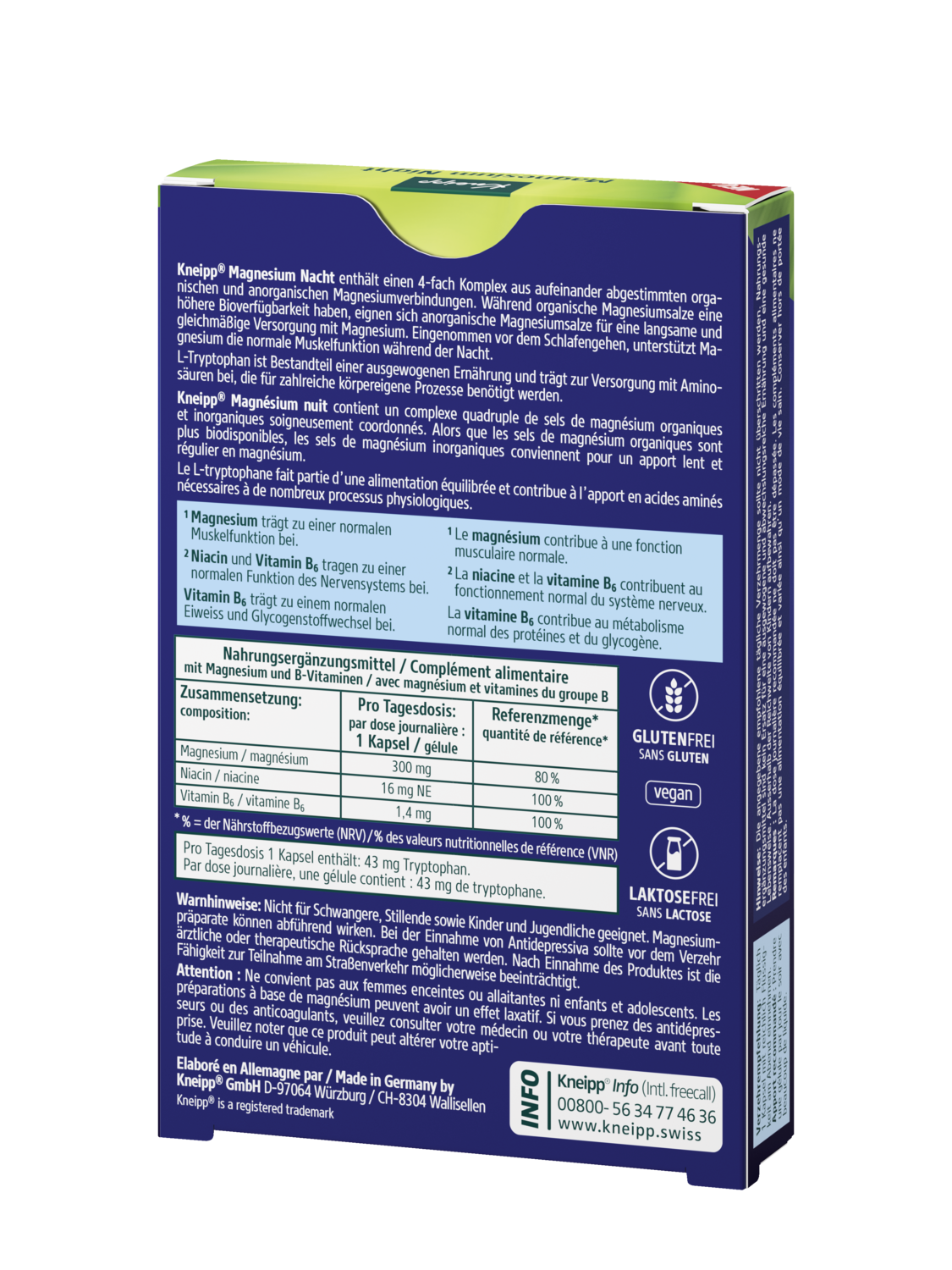 Magn&eacute;sium nuit - Vue de dos