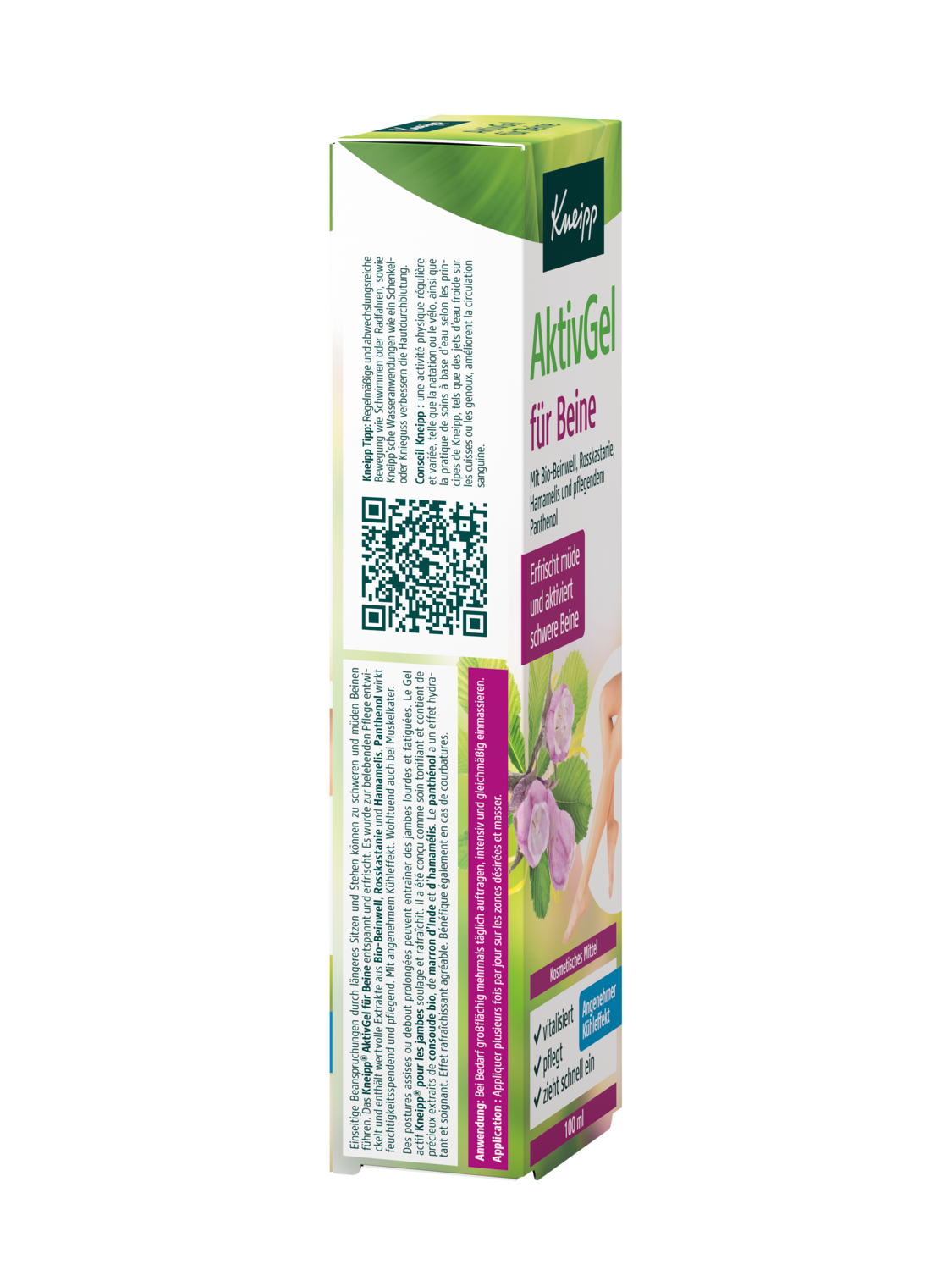 Gel actif pour les jambes - Vue de droite