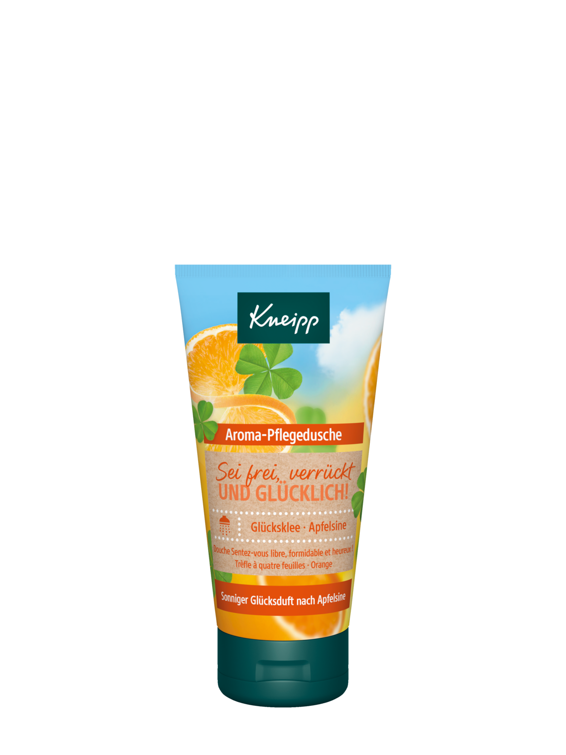 Douche Sentez-vous libre, formidable et heureux! Mini - Vue de face