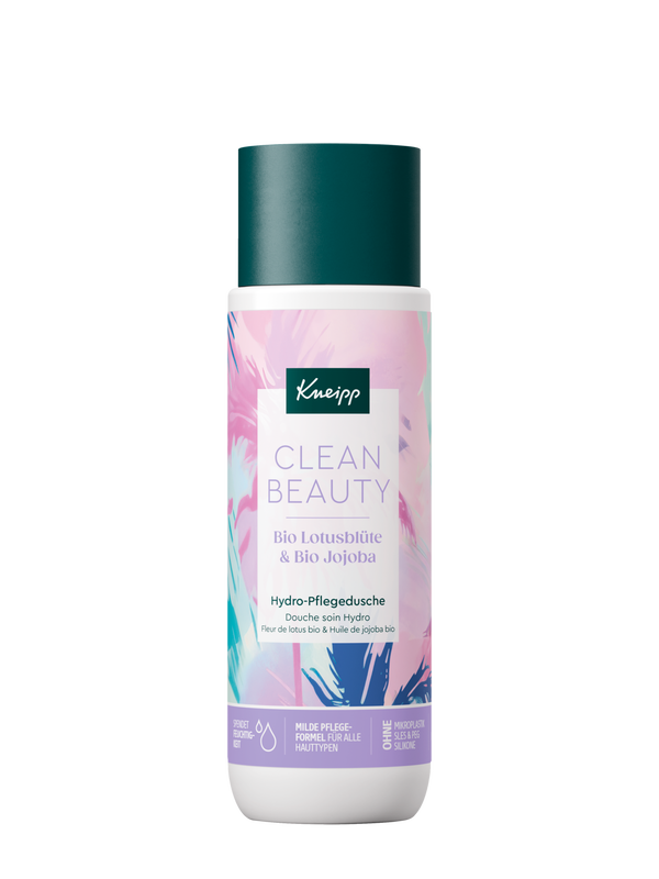 Douche soin Hydro Fleur de lotus bio & Huile de jojoba bio