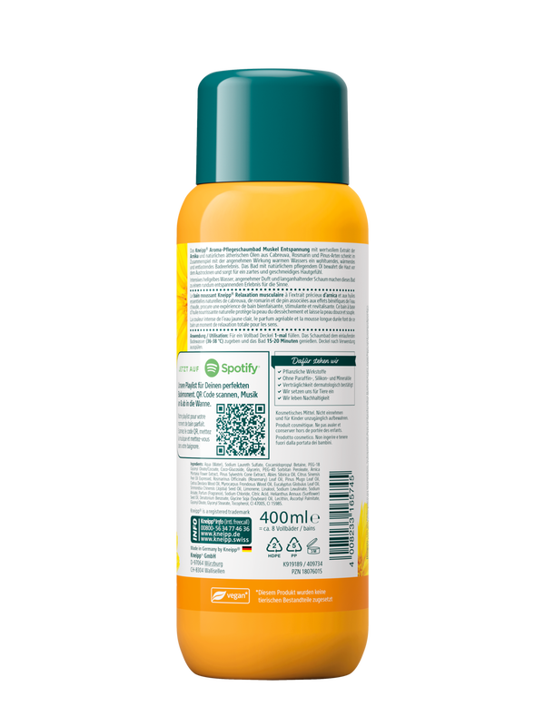 Bain moussant Relaxation musculaire