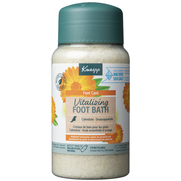 Cristaux pour bain de pieds Vitalizing Calendula / Orange