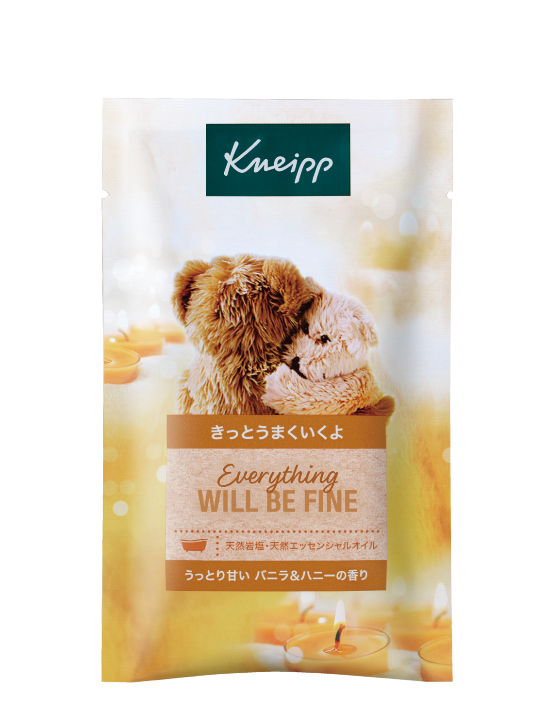 バスソルト バニラ＆ハニーの香り 50g - 前面ビュー