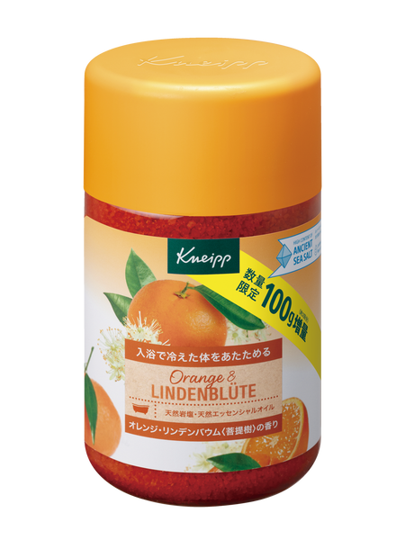 クナイプ バスソルト オレンジ・リンデンバウム<菩提樹>の香り 850g クナイプ バスソルト オレンジ・リンデンバウム<菩提樹>の香り 850g