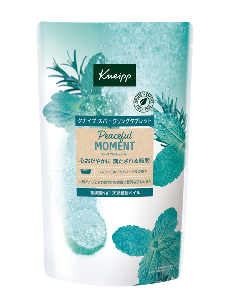 クナイプ スパークリングタブレット ピースフルモーメント アクア クナイプ スパークリングタブレット ピースフルモーメント アクア