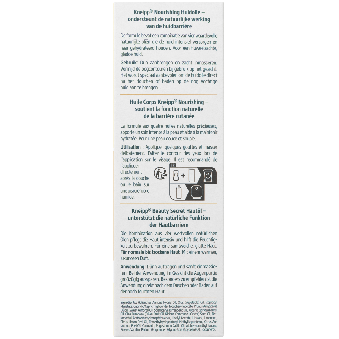 Body Oil Beauty Secret  - Achteraanzicht