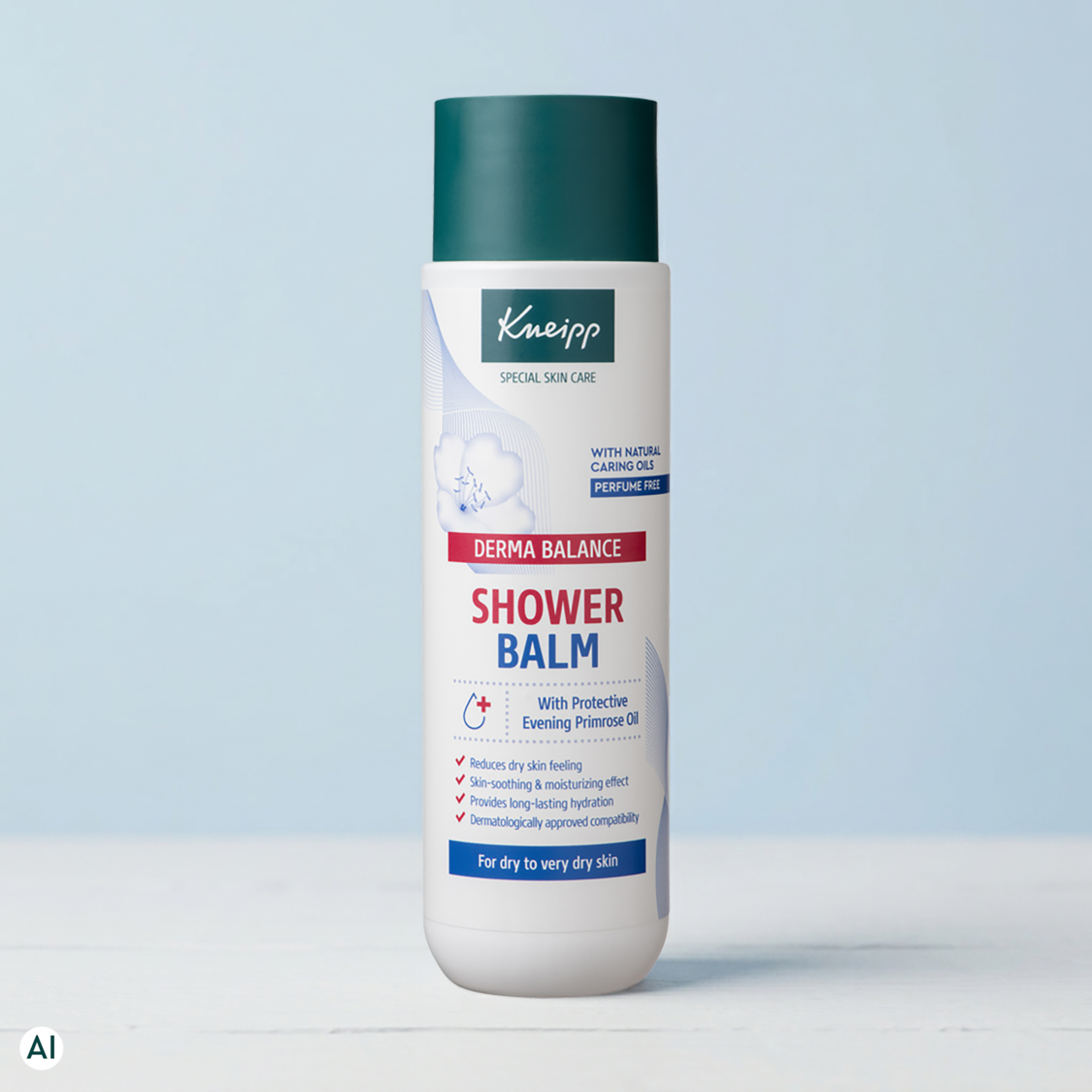 Douchebalsem Derma Balance  - Rechterzijaanzicht