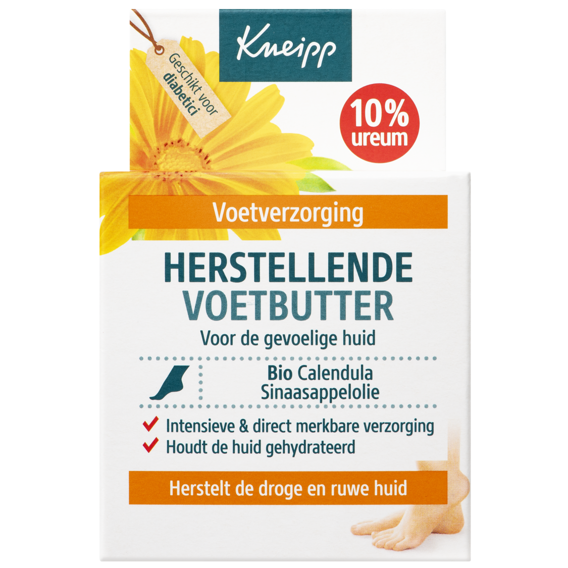 Voetbutter - Linkerzijaanzicht