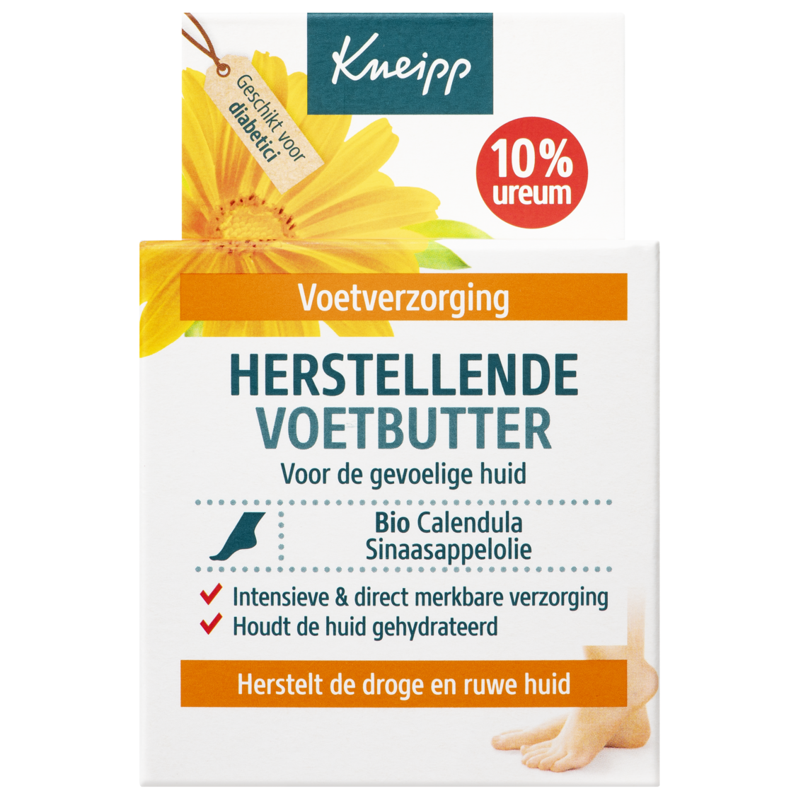 Voetbutter - Linkerzijaanzicht