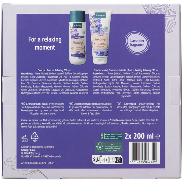 Geschenkset Relaxing Favourites