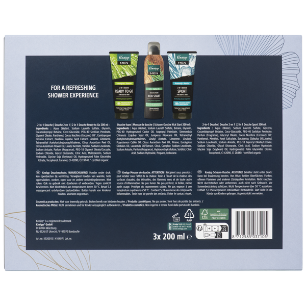 Luxe giftset Men Shower