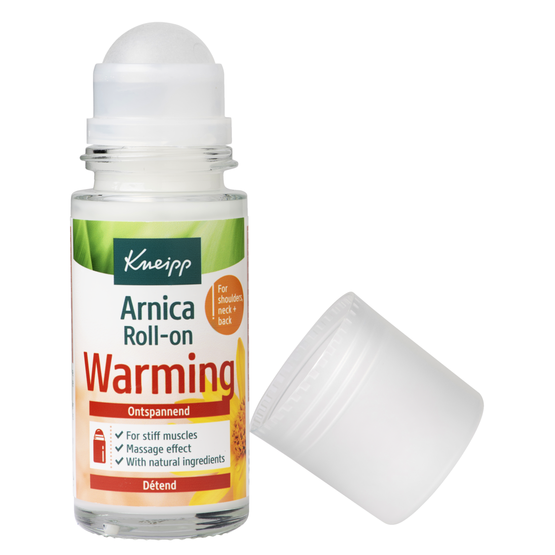 Arnica Roll-on Warming - Rechterzijaanzicht