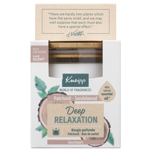 Geurkaars Deep Relaxation Patchouli Sandalwood