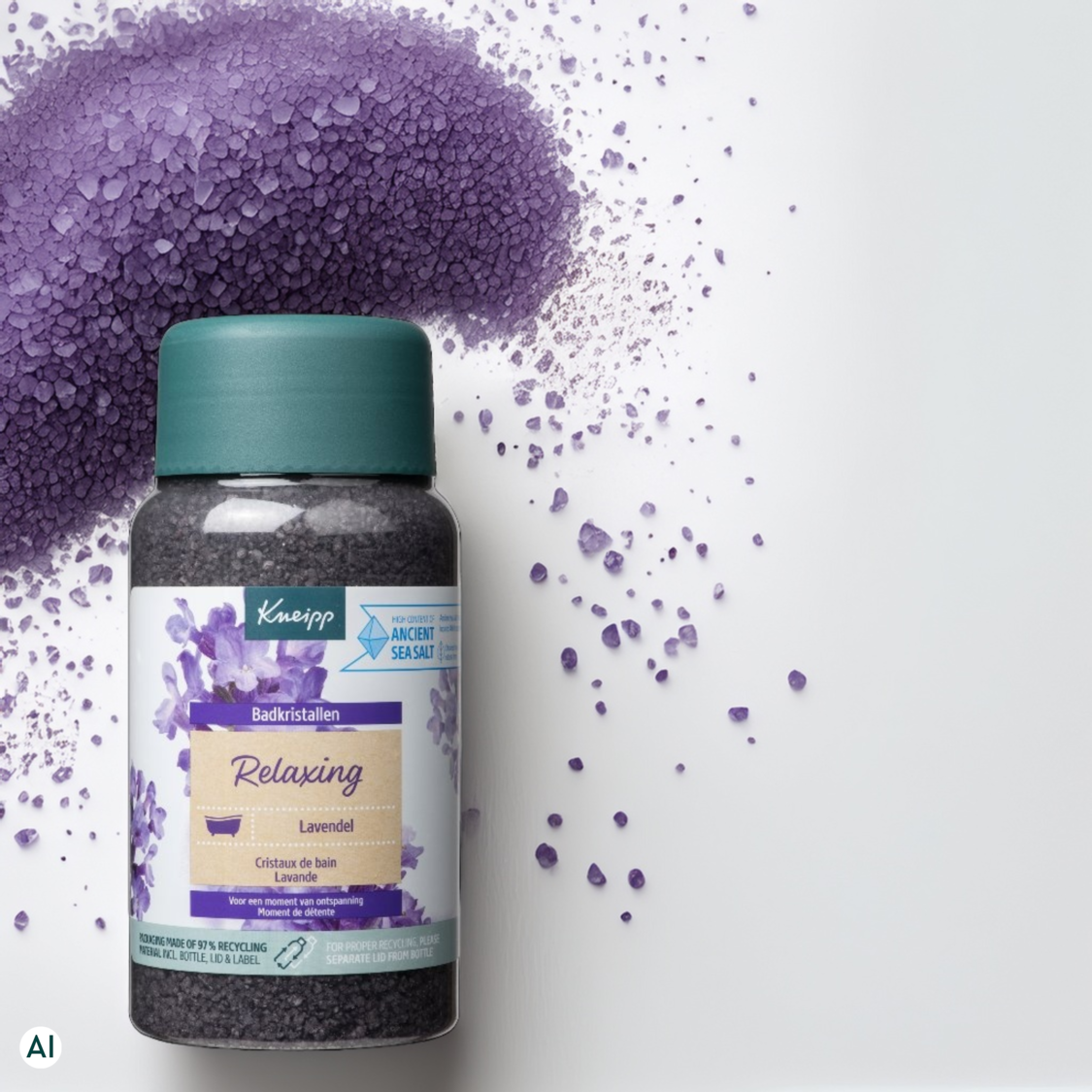 Badkristallen Relaxing - Achteraanzicht